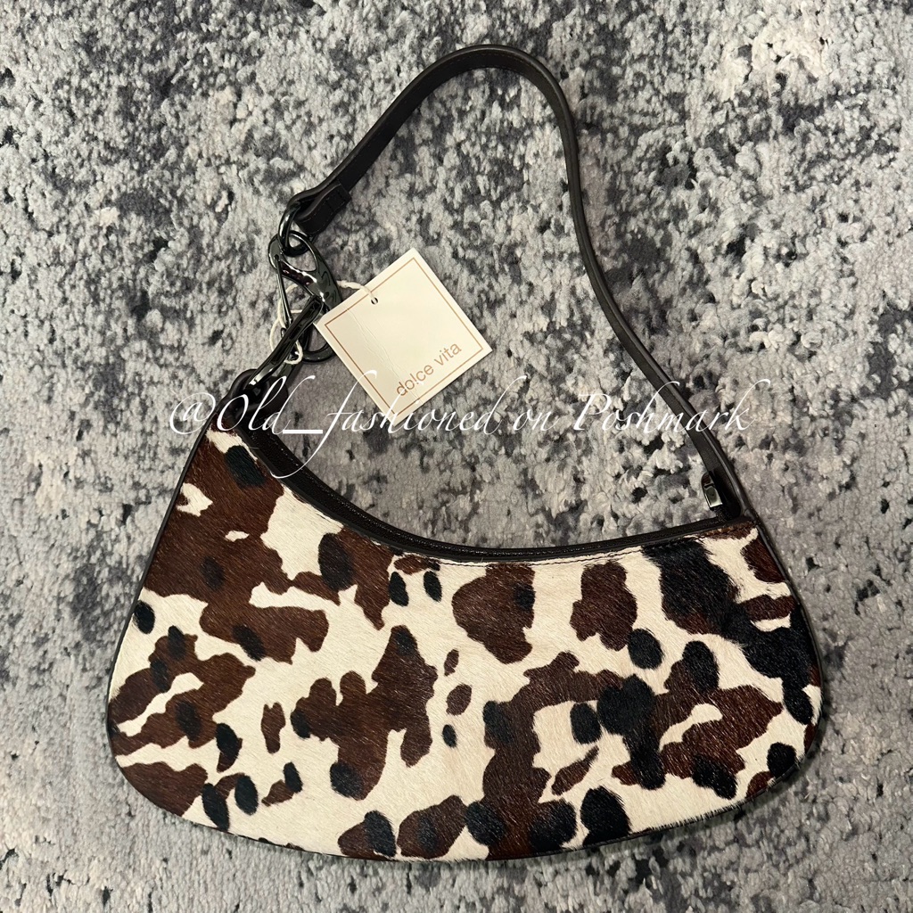 Dolce Vita Genuine Calf Hair Bag - Cow Print — image 5 of 8